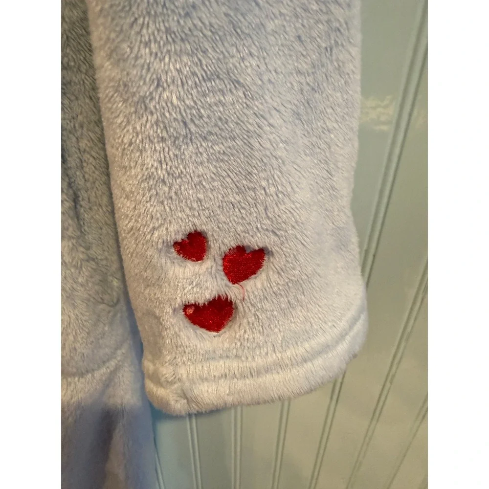 BTS BT21 RJ Kind Alpaca Blue Plush Fleece Robe Med KPop BTS RJ Jin Foodie Alpaca